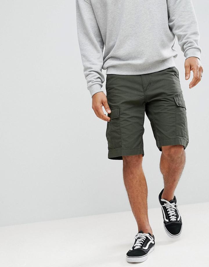 Carhartt Wip Aviation Cargo Shorts In Slim Fit - Green