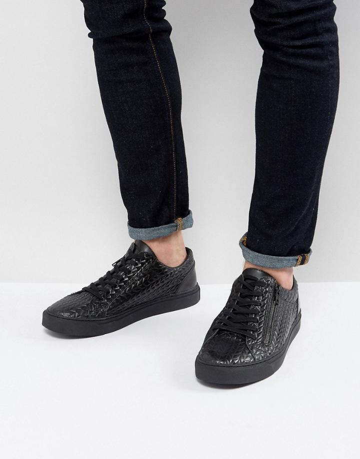 Religion Barney Sneakers In Black - Black