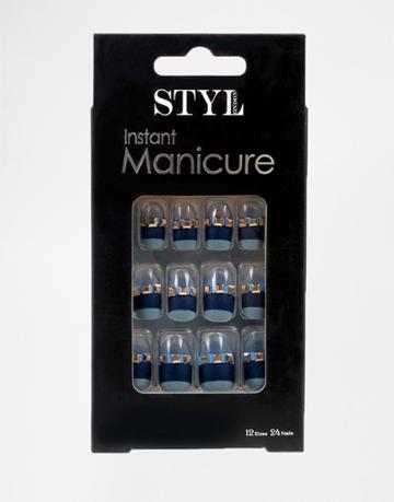 Stylondon 3d Press On Nails - Drycott Avenue - Draycott Avenue