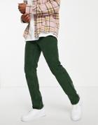 Levi's 511 Slim Cord Pants In Green