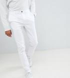 Asos Design Tall Skinny Chinos In White - White