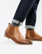 Aldo Albiston Chelsea Boots In Tan Leather - Tan