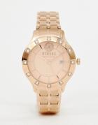 Versus Versace Brackenfell Sp4604 0018 Bracelet Watch In Rose Gold - Gold