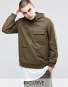Underated Twill Overhead Jacket - Green