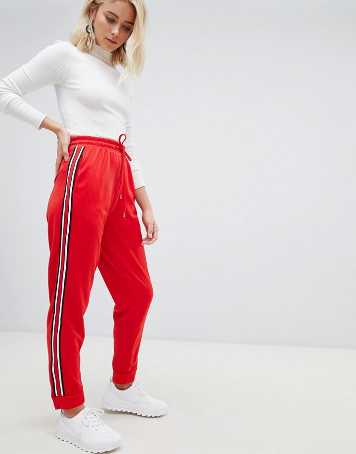 Brave Soul Graff Sweatpants-red