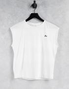 Only Play T-shirt With Cap Sleeves In White