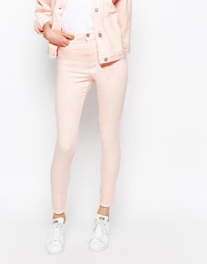 Waven Anika High Rise Skinny Jean - Pale Pink