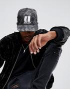 Armada Standard Logo Baseball Cap Acidwash In Black - Black