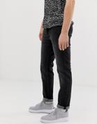Jack & Jones Intelligence Tim Slim Fit Taper Jeans - Black