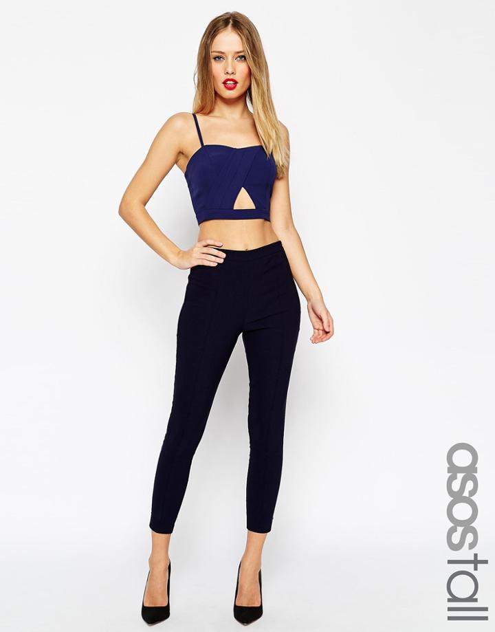 Asos Tall Skinny Crop Pant - Black