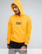 Justin Bieber Purpose Tour Security Hoodie - Yellow