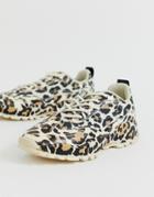 Asos Design Dominic Chunky Sneakers In Leopard - Multi