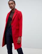 New Look Tailored Coat - Red