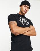 Kappa Retro Logo T-shirt In Black