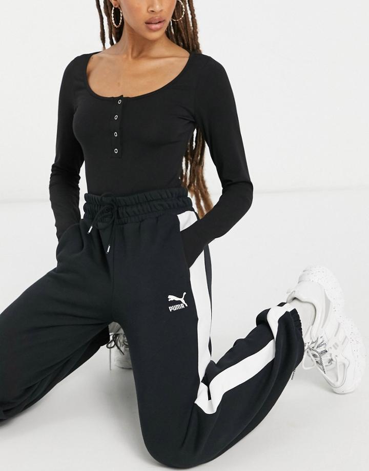 Puma Classics T7 Track Pants In Black