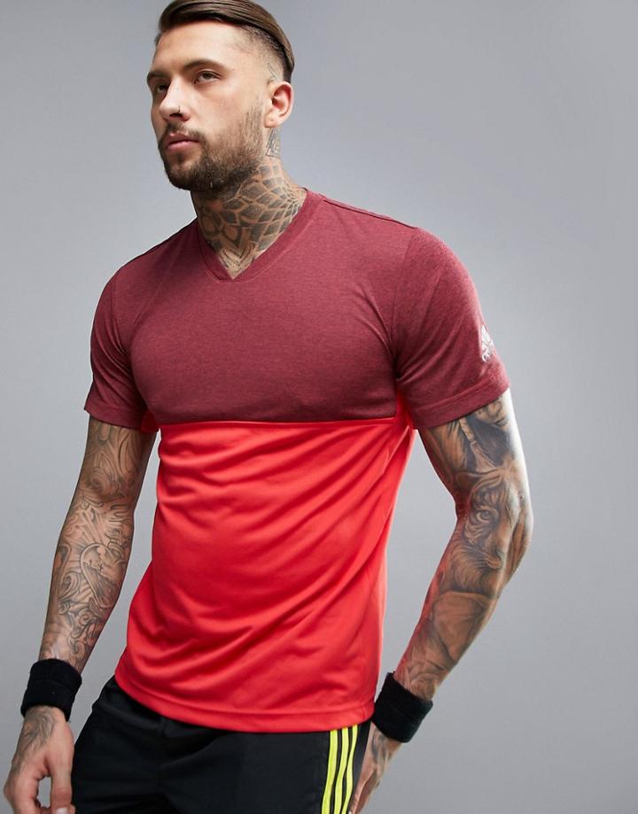 Adidas Tennis Climachill T-shirt - Red