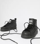 Adidas Originals Superstar Boot Luxe Sneakers In Triple Black - Black