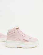 Puma Deva Boot Sneakers In Peach-pink