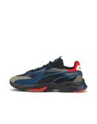 Puma Rs-connect Dust Chunky Sneakers In Gray/black