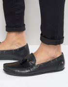 Frank Wright Nevis Loafers In Black Leather - Black