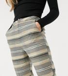 Reclaimed Vintage Inspired Cigarette Pants In Plaid-multi