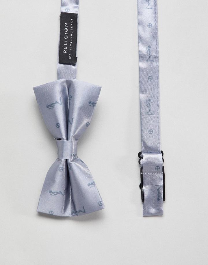 Religion Bow Tie In Silver - Gold