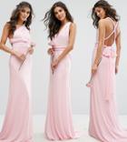 Tfnc Multiway Maxi Bridesmaid Dress - Pink