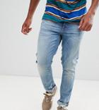 Nudie Jeans Co Lean Dean Tapered Organic Cotton Jeans In Blue Tilt - Blue