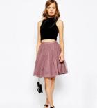 Asos Petite Tulle Mini Skirt With Layers - Pink