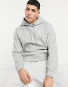 Siksilk Mix And Match Muscle Fit Hoodie In Gray-grey