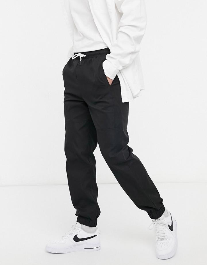Mennace Utility Sweatpants In Black