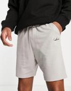The Couture Club Essential Sweat Shorts In Gray