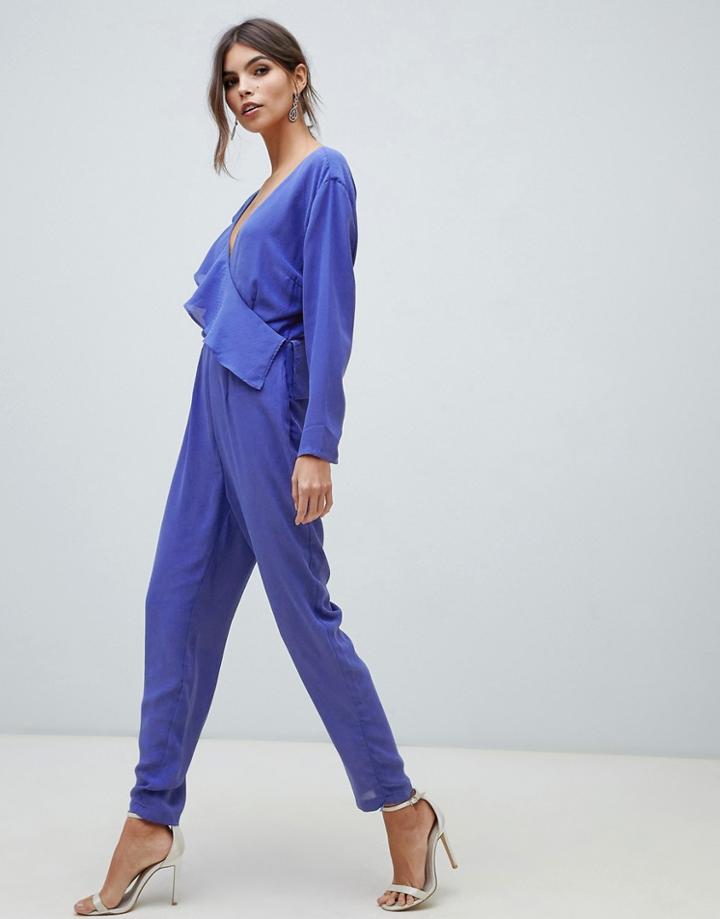 Y.a.s Wrap Jumpsuit - Purple