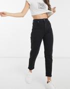 Levi's High Waist Mom Jeans In Black