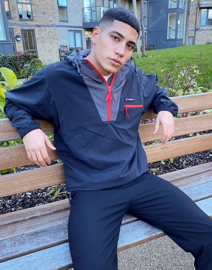 Berghaus Wind Shirt 90 Jacket In Black And Gray