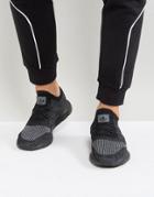 Adidas Originals Swift Run Primeknit Sneakers In Black Cg4127 - Black