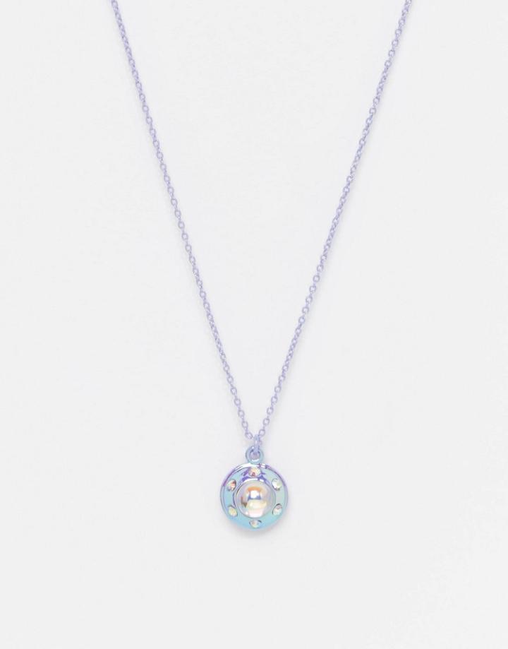 Me & Zena Ufo Necklace - Lilac