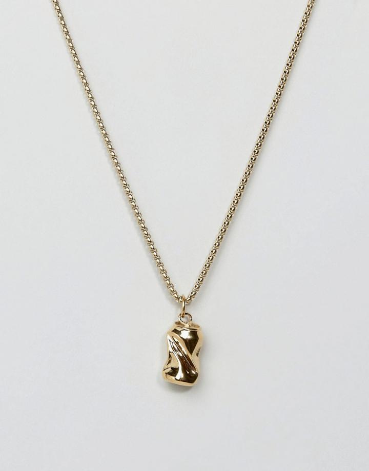 Vitaly Fizz Pendant Necklace In Gold - Gold