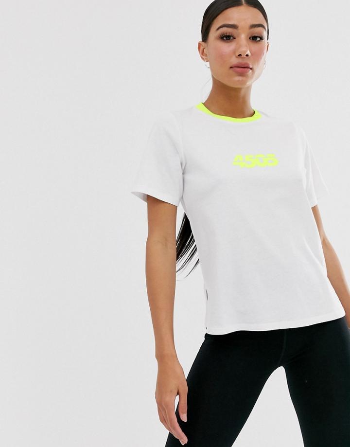Asos 4505 T-shirt In Oversize Loose Fit - White