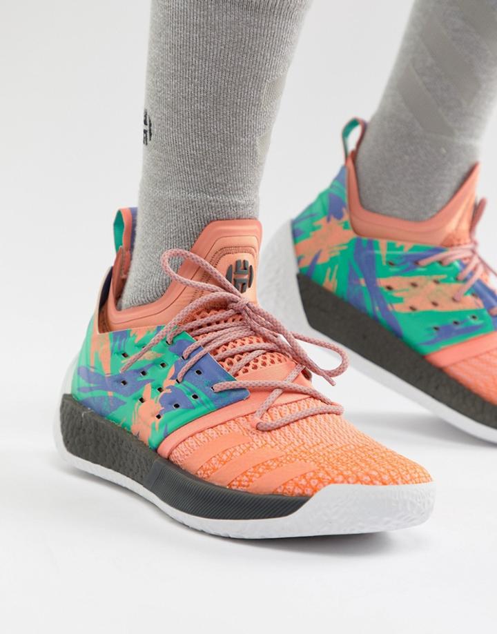 Adidas Basketball X Harden Vol 2 Graft Day Sneakers In Gray Ah2219 - Gray