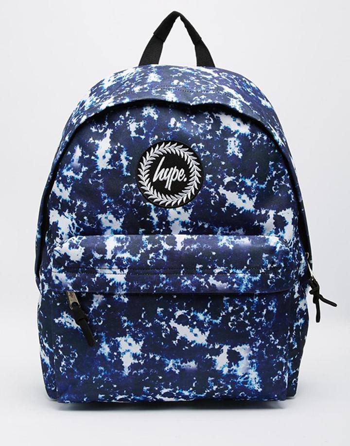 Hype Acid Dye Backpack - Blue