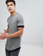 Le Breve Double Layer T-shirt - Gray