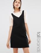 New Look Tall Pinny Dress - Black