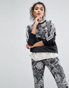 Adidas Farm Floral Placement Print Sweatshirt - Multi