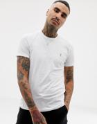 Allsaints Tonic Ramskull Logo T-shirt In White