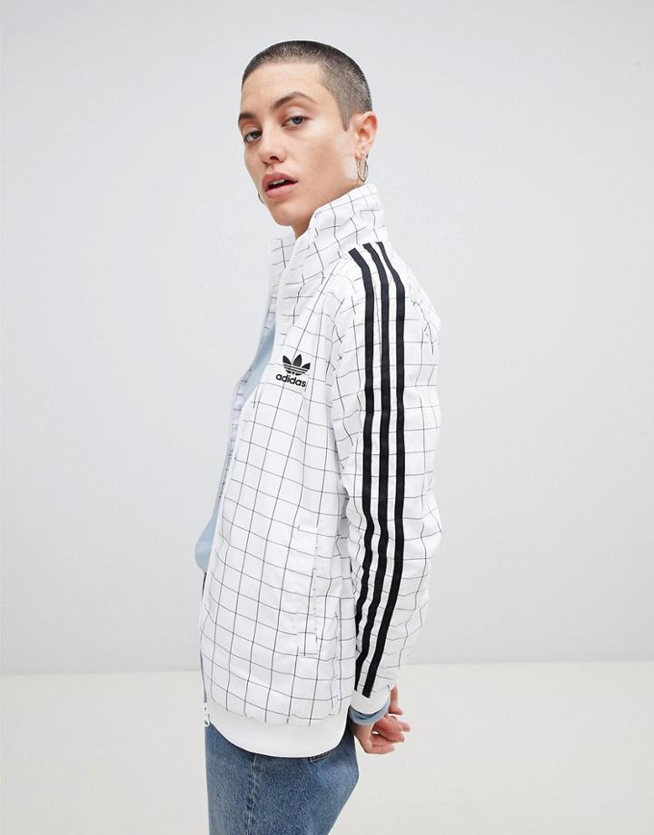 Adidas Originals Colorado Grid Print Track Jacket - Multi