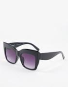 Aj Morgan Imperial Glam Square Sunglasses In Black