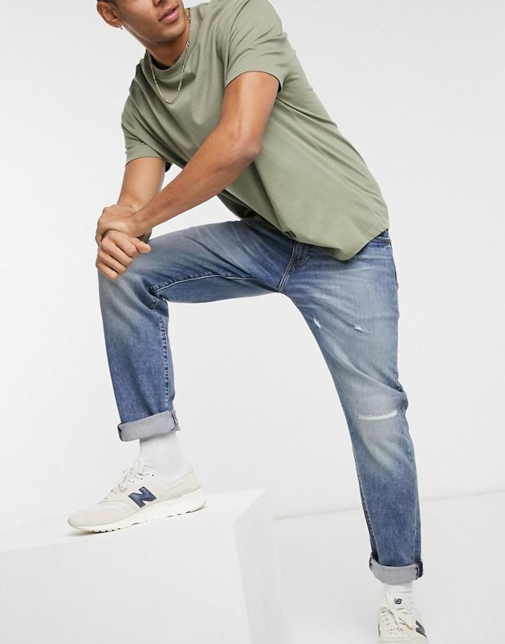 Levi's 502 Tapered Fit Jeans In Boogie Chill-blues