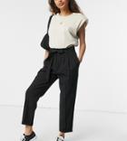 Miss Selfridge Petite Slim Leg Pants In Black