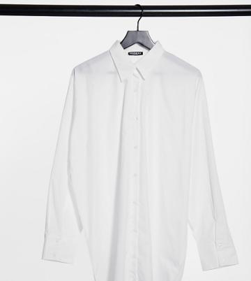 Fashionkilla Plus Oversized Shirt In White